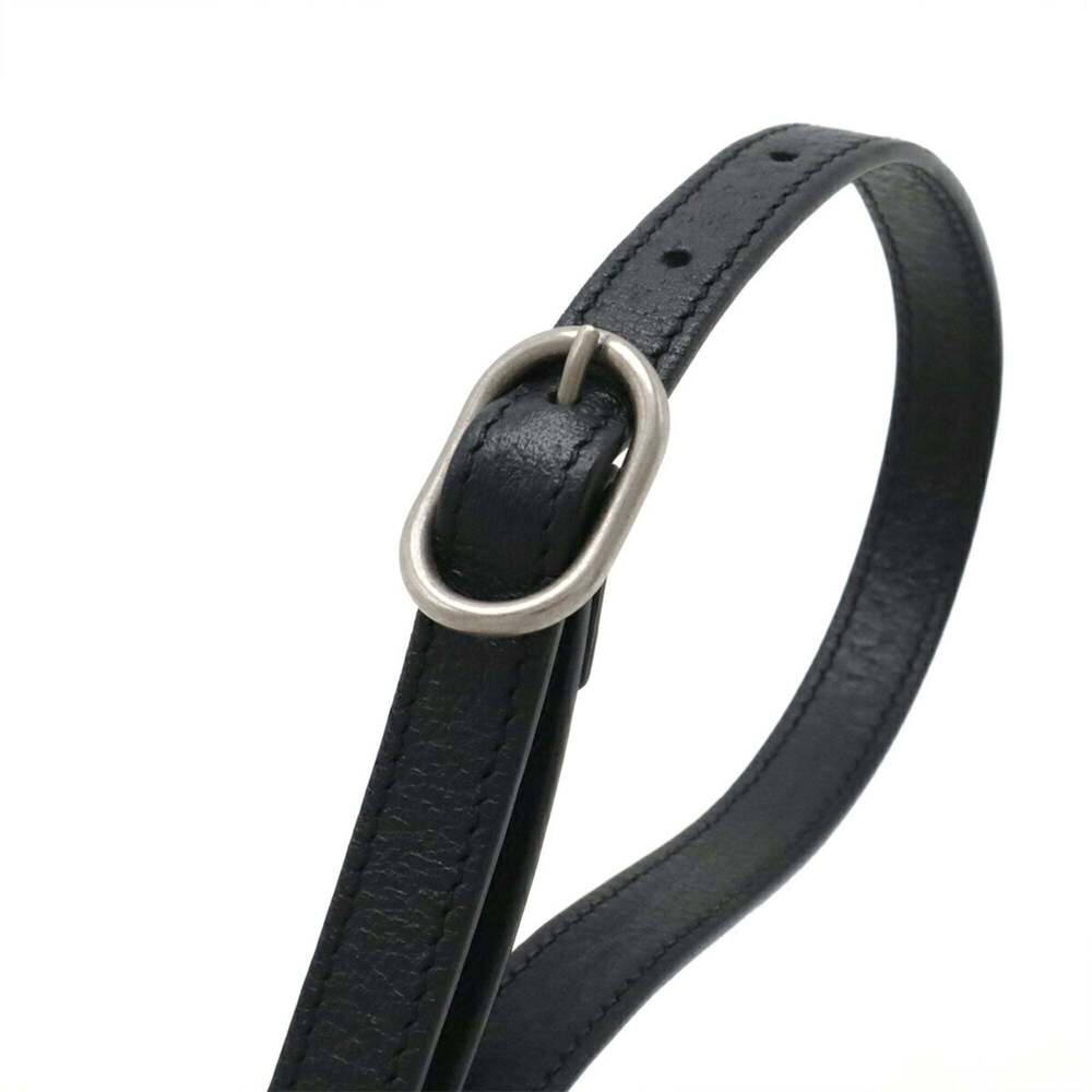 GUCCI Authentic Black Leather Shoulder Bag - Picture 8 of 10